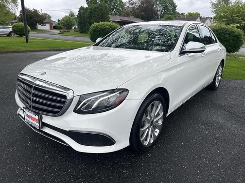 White 2019 Mercedes-Benz E-Class 4MATIC