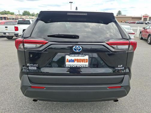 Midnight Black Metallic - 218 2021 Toyota RAV4 Hybrid LE