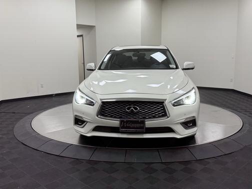 Majestic White 2023 INFINITI Q50 LUXE