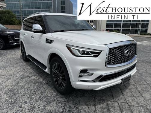 Moonstone White 2022 INFINITI QX80 SENSORY