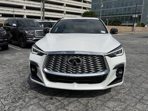 Radiant White 2023 INFINITI QX55 ESSENTIAL