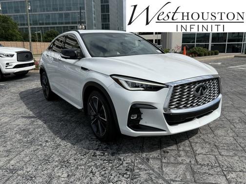 Radiant White 2023 INFINITI QX55 ESSENTIAL