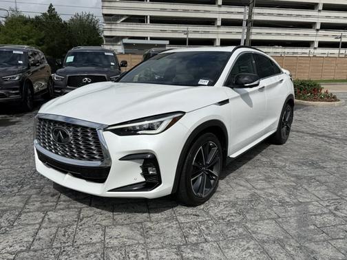 Radiant White 2023 INFINITI QX55 ESSENTIAL