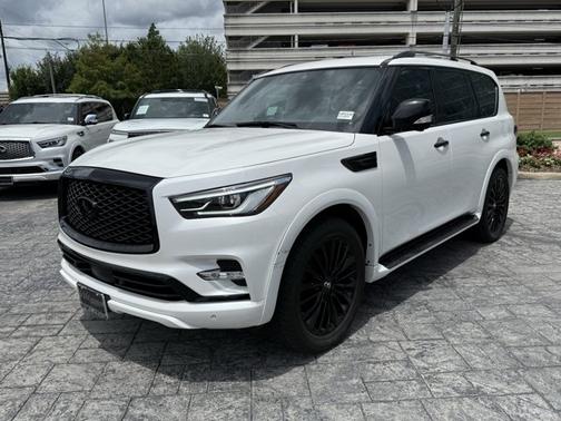 Aspen White 2024 INFINITI QX80 SENSORY