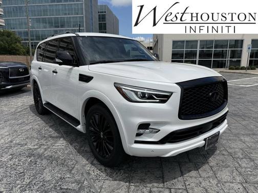 Aspen White 2024 INFINITI QX80 SENSORY
