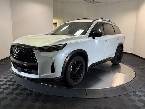 Radiant White 2026 INFINITI QX60 SPORT