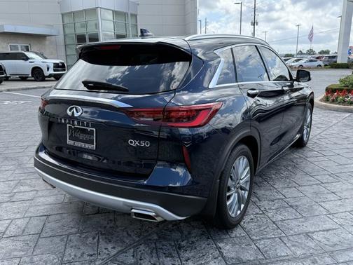 Hermosa Blue 2024 INFINITI QX50 LUXE