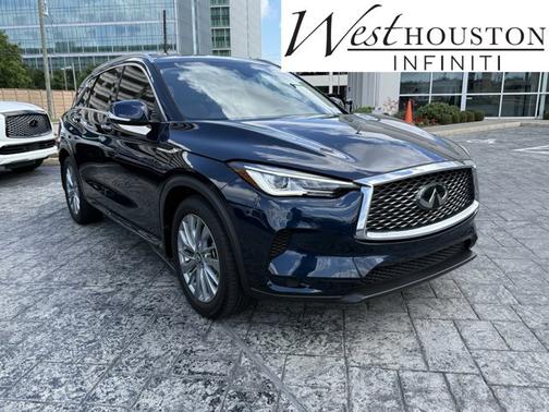Hermosa Blue 2024 INFINITI QX50 LUXE