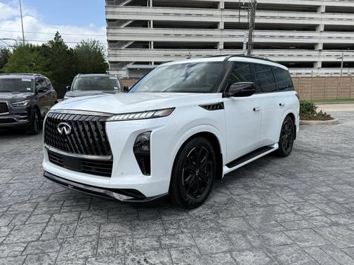Radiant White 2026 INFINITI QX80 SPORT