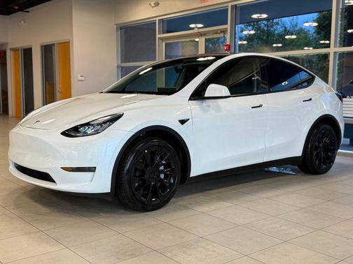 Pearl White Multi-Coat 2023 Tesla Model Y Long Range Dual Motor All-Wheel Drive