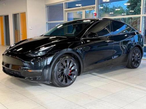 Solid Black 2023 Tesla Model Y Performance Dual Motor All-Wheel Drive