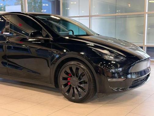 Solid Black 2023 Tesla Model Y Performance Dual Motor All-Wheel Drive