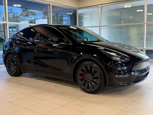 Solid Black 2023 Tesla Model Y Performance Dual Motor All-Wheel Drive