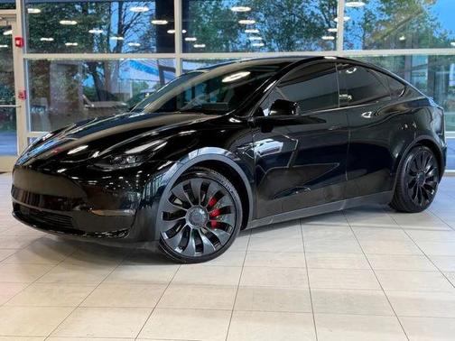 Solid Black 2023 Tesla Model Y Performance Dual Motor All-Wheel Drive