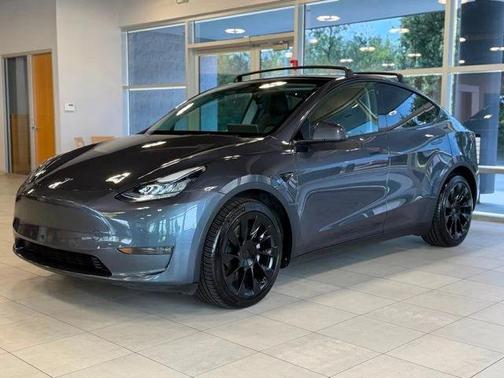 Midnight Silver Metallic 2021 Tesla Model Y Long Range Dual Motor All-Wheel Drive