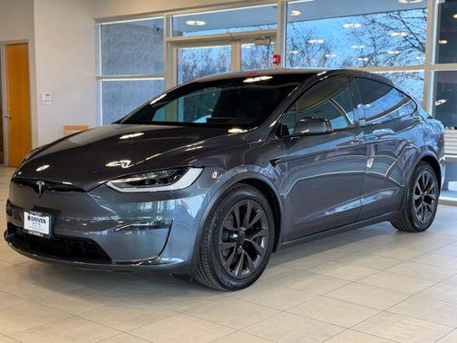 Midnight Silver Metallic 2022 Tesla Model X Dual Motor All-Wheel Drive