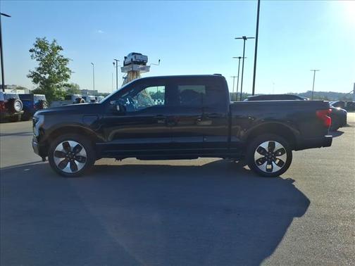 Black 2024 Ford F-150 Lightning Platinum
