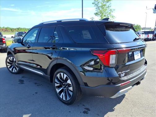 Agate Black Metallic 2026 Ford Explorer Platinum