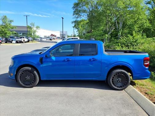 Blue 2025 Ford Maverick Lobo