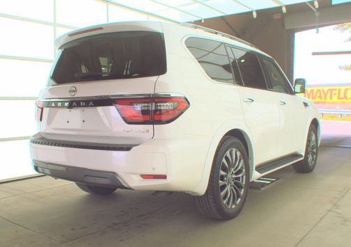 Aspen White 2023 Nissan Armada Platinum
