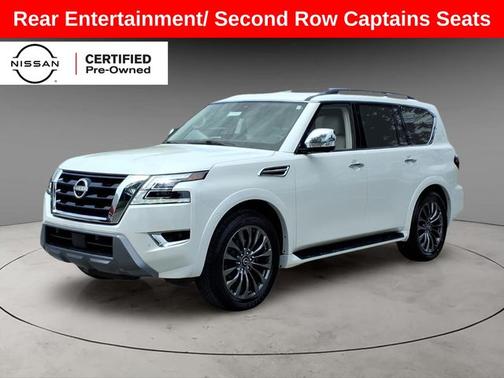 Aspen White 2023 Nissan Armada Platinum