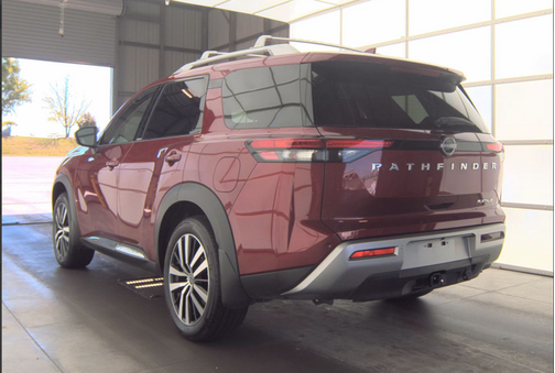Scarlet Ember Tintcoat 2025 Nissan Pathfinder Platinum