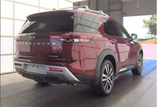 Scarlet Ember Tintcoat 2025 Nissan Pathfinder Platinum