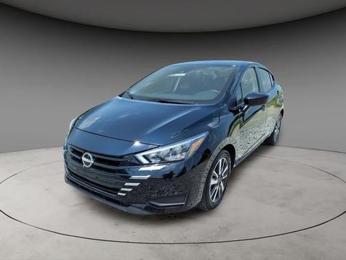 Black 2025 Nissan Versa 1.6 SV