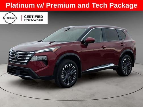 Scarlet Ember 2025 Nissan Rogue Platinum