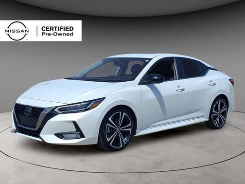 Aspen White 2023 Nissan Sentra SR