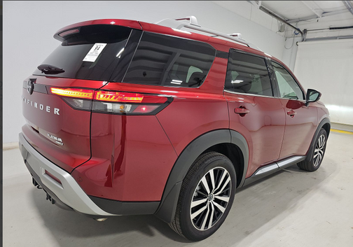 Scarlet Ember Tintcoat 2025 Nissan Pathfinder Platinum