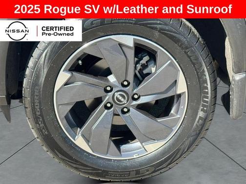 Gun Metallic 2025 Nissan Rogue SV