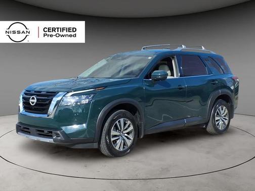 Obsidian Green Pearl 2025 Nissan Pathfinder SL