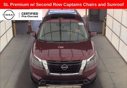 Scarlet Ember Tintcoat 2025 Nissan Pathfinder SL