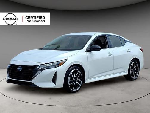 Aspen White Tricoat 2025 Nissan Sentra SR
