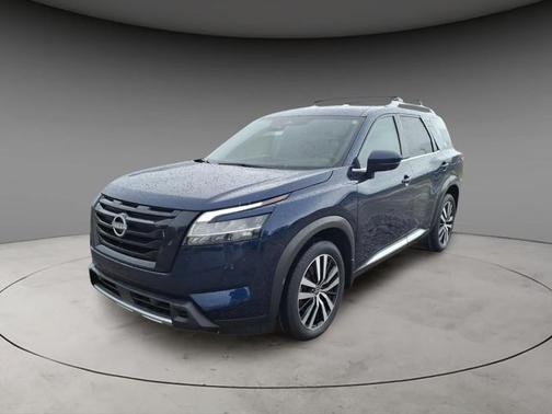 Deep Ocean Blue 2024 Nissan Pathfinder Platinum SUV