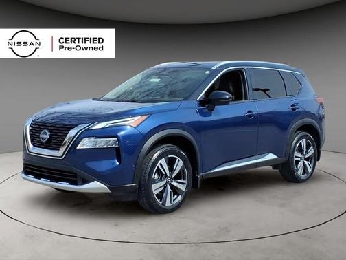 2 Tone Blue / Black 2023 Nissan Rogue Platinum