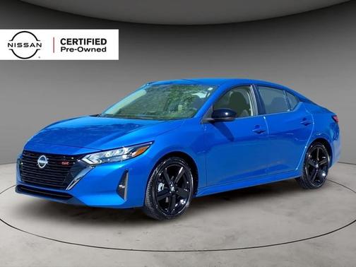 Electric Blue Metallic 2025 Nissan Sentra SR