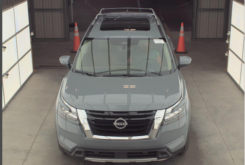Boulder Gray Pearl 2025 Nissan Pathfinder Platinum