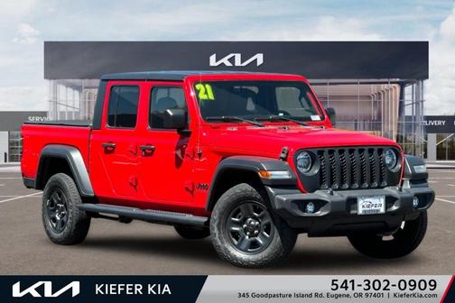 Firecracker Red Clearcoat 2021 Jeep Gladiator Sport