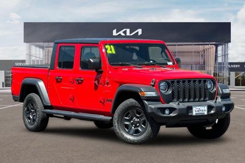 Firecracker Red Clearcoat 2021 Jeep Gladiator Sport