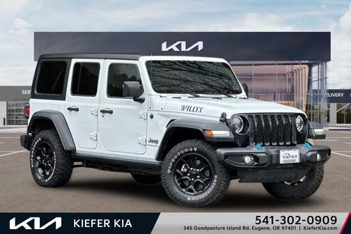 Bright White Clearcoat 2023 Jeep Wrangler 4xe Base