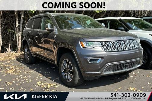 Granite Crystal Clearcoat Metallic 2019 Jeep Grand Cherokee Overland