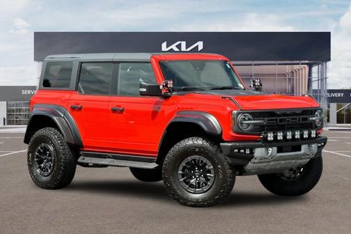 Orange 2022 Ford Bronco Raptor