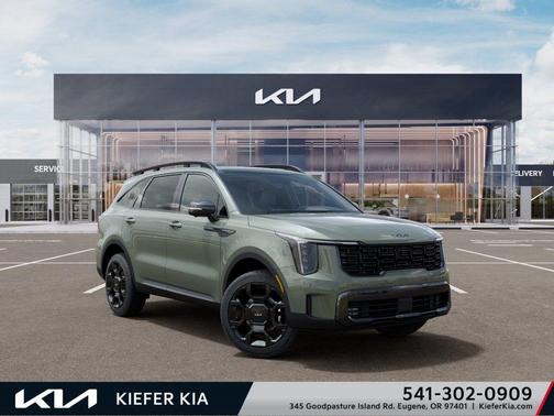 Green 2026 Kia Sorento X-Line SX