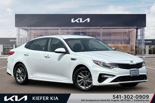 Snow White Pearl 2020 Kia Optima LX