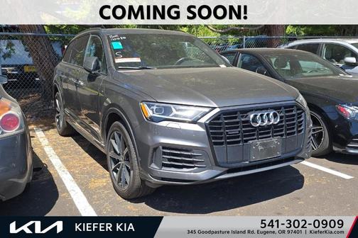Samurai Gray Metallic 2021 Audi Q7 55 Premium Plus