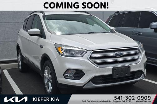 White Platinum Clearcoat Metallic 2019 Ford Escape SEL