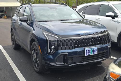 Blue 2026 Kia Sportage Plug-In Hybrid X-Line