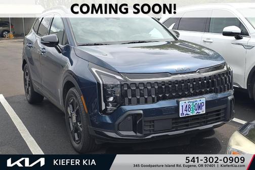 Blue 2026 Kia Sportage Plug-In Hybrid X-Line